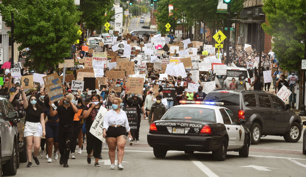 BLM protesters on High Street